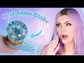 Attempting SNOW GLOBE Nails!