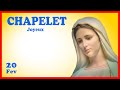 #chapelet - Lundi 20 Février ❤️ Mystères Joyeux
