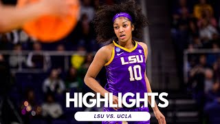 LSU Women's Basketball Advances to Elite 8 | Highlights from 78-69 Win Over UCLA