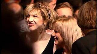 Courtney Love and Wendy O'Connor (Kurt Cobain's mom) at The People Vs.Larry Flynt Premiere (1996)