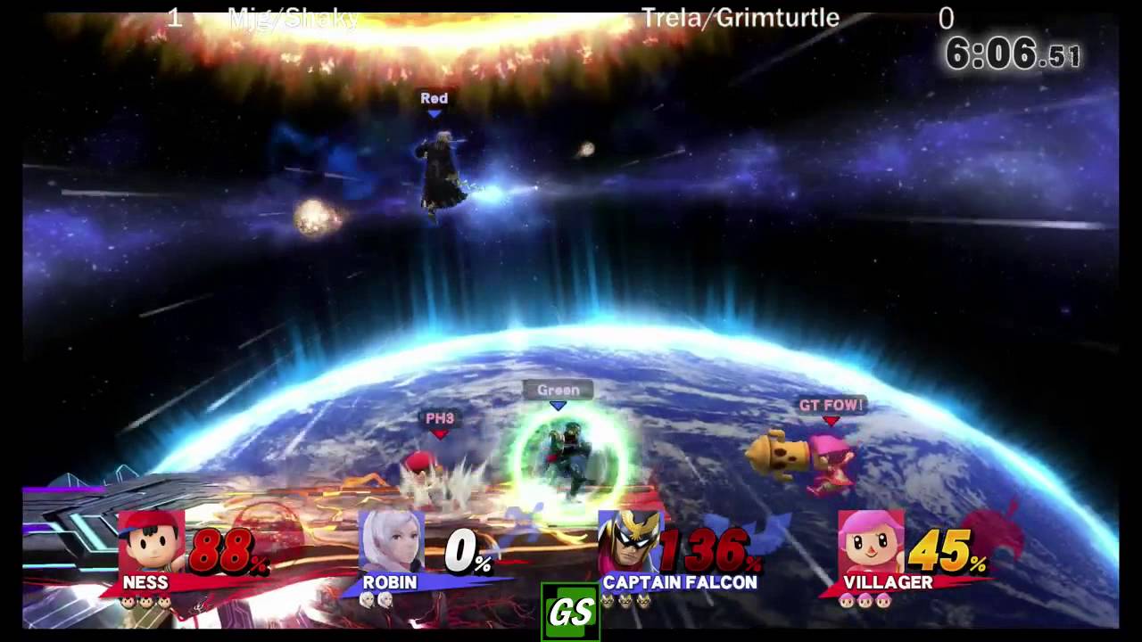 Texas Gaming Championships SSB4 Doubles - Loser's Finals - Trela and GrimTurtle vs. Mjg and Shaky
