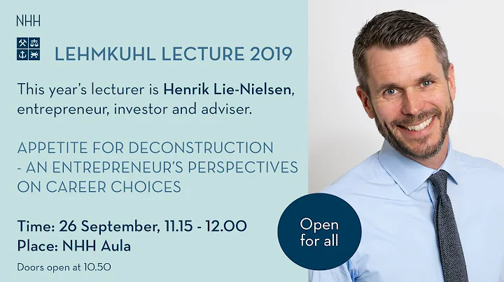 The Lehmkuhl Lecture 2019: Henrik Lie-Nielsen