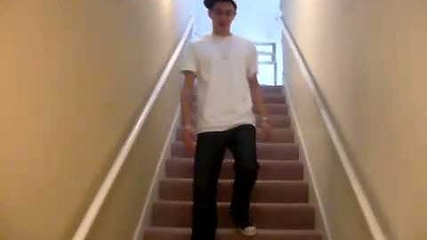 Walking Up and Down Stairs on a Prosthetic Leg