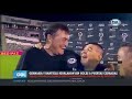 Divertido dialogo entre Falcioni y Maradona en La Plata, Copa Superliga 2020