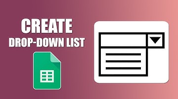 How to create drop down list in google sheets app