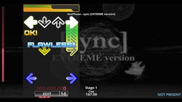 [DDR EDIT] sync (EXTREME version) / OutPhase (Lv. 16)