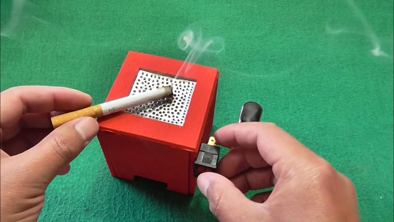 Máquina Eliminador de Humo de Cigarrillo (muy fácil de hacer) 