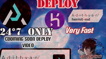 How to deploy Adithyan  Hermit MD On Heroku💝 || Very Fast Bot ||
