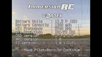 Quick maiden video of my new ImmersionRC Vortex