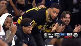 Ben Simmons picks up loose ball & immediately gets booed by 76ers fans 😂