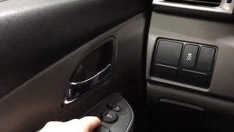 Honda Odyssey auto lock disable
