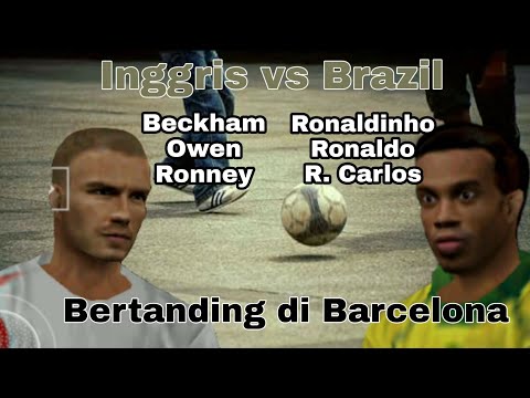 Inggris vs brazil