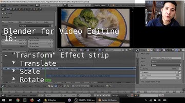 Using the Transform Effect Strip in Blender