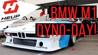 BMW M1 Procar on the dyno ex. Piquet design at VGS-Motorsport brutal sound - Heup Motorsport