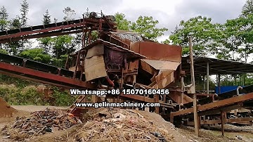 Full sets rock Cassiterite mining processing equipment