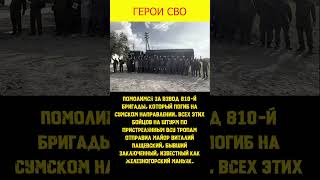 Новые жертвы железногорского маньяка. 15 бойцов 810-й бригады погибли на СВО #россия #сво #погиб