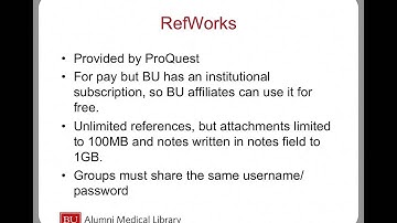 Citation Management Software Comparison