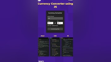 currency converter  #html #css #javascript #coder #programming