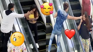 Pulling Strangers Cheek On Escalator Ketan K Prank