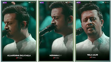 Durood Sharif Heart💗 touching |Atif Aslam New Jumma Mubarak Status 2023|Wohi Khuda Hai|Atif Aslam