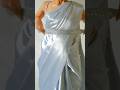 Satin saree draping to look royal  shorts saree sareedrapping fashion youtubecreatorawards