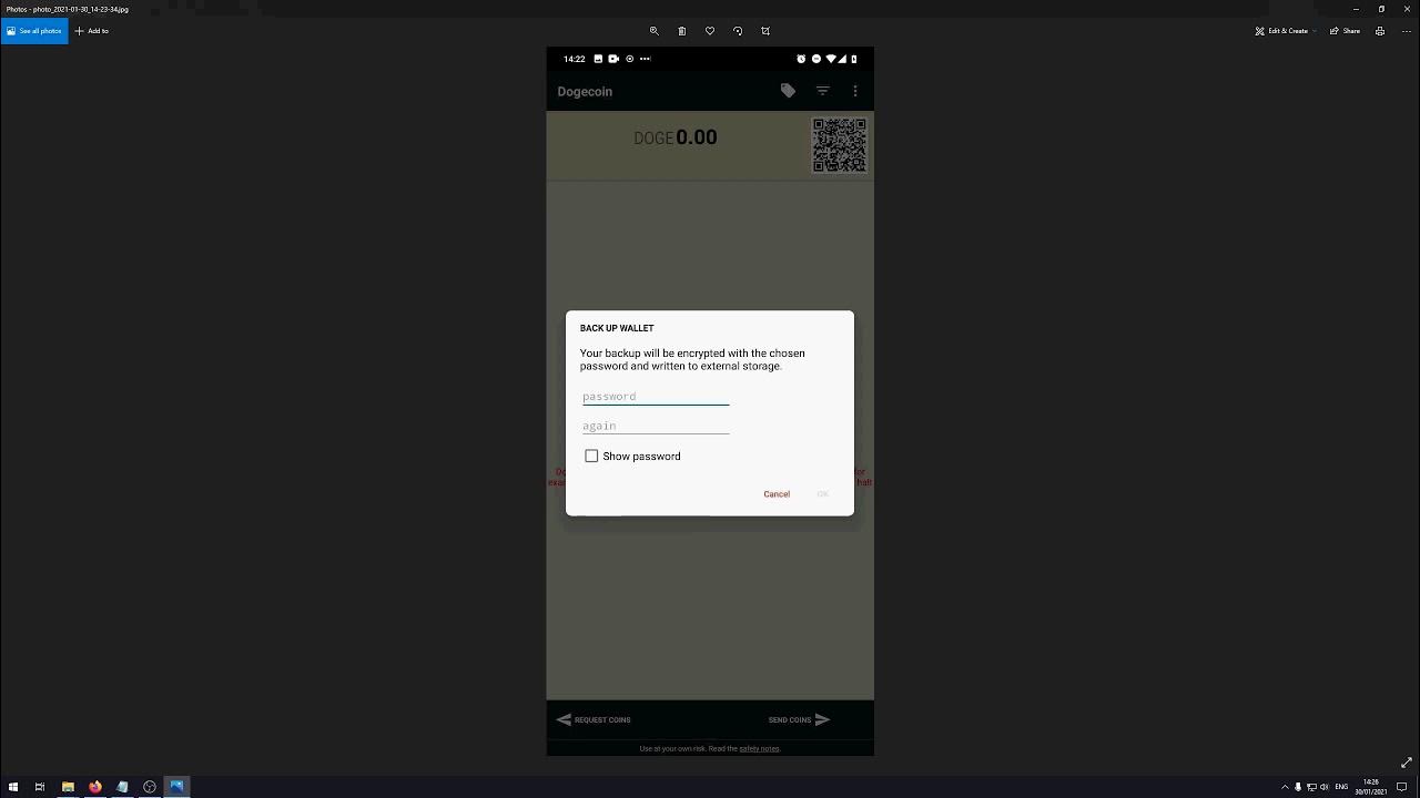 Dogecoin Wallet App Synchronizing network WORKAROUND YouTube