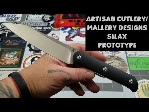 Artisan Cutlery/Mallery Designs Silax Prototype  - Quick Look and Putting It To Use