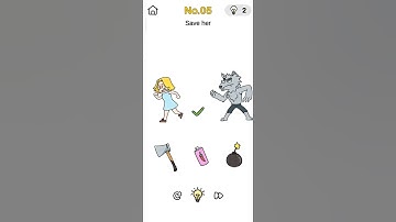 brain out game challenge "brainstorming" no.5 "save her"