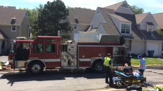 Raw video: South Kansas City fire