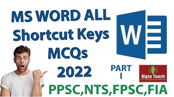 Ms Word Important Shortcut Keys Part-I    Best Word Shortcuts 2022  MS Word Training