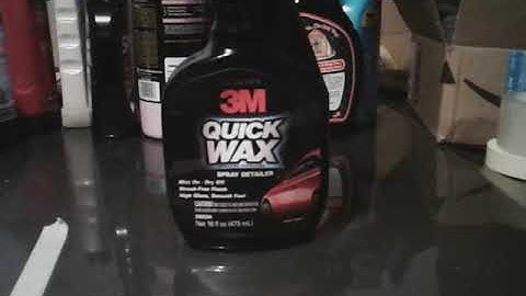 3m quick wax spray detailer review
