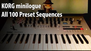 KORG minilogue - All 100 Factory Preset Sequences