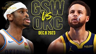 Golden State Warriors vs OKC Thunder Full Game Highlights | December 8, 2023 | FreeDawkins