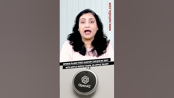 OpenAI lanceert eerste ChatGPT-hardwareapparaat in 2027, maakt gebruik van Apple Supply Chain en ...