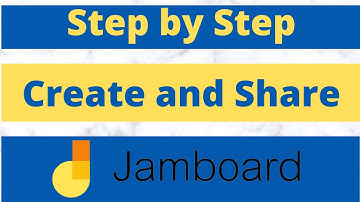 Creating and Sharing a Jamboard can be used in a Google Meet or online meeting.