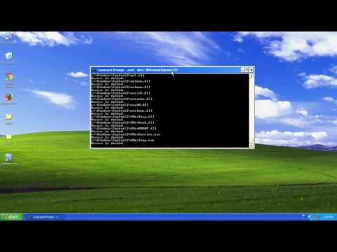 Destroy Windows XP in less than 1 minute 1 simple command