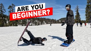5 Ways To Tell You're A Beginner Snowboarder