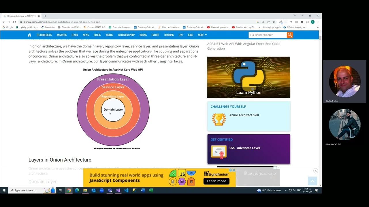 Understanding the Onion Architecture and creating the Domain layer