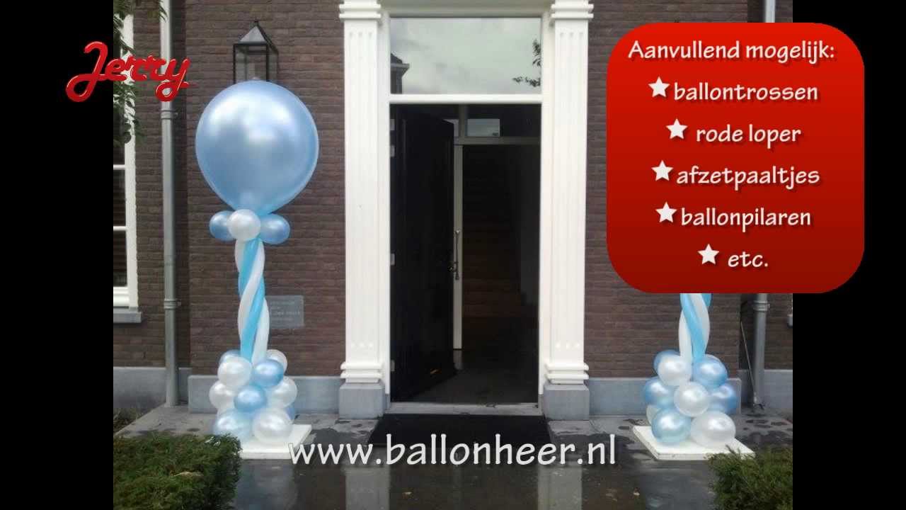 Onwijs Ballonpilaar: ideale ballondecoratie bij uw opening of feest - YouTube ZJ-27