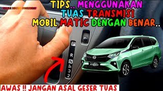 Cara Pindah Tuas Transmisi Mobil Matic Yang Benar || Sigra Matic