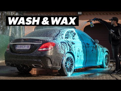 Dirty Mercedes C Class Wash & Wax - Exterior Auto Detailing