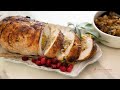 STUFFED TURKEY BREAST ROAST 🦃 Wood fired oven recipe Forno Venetzia