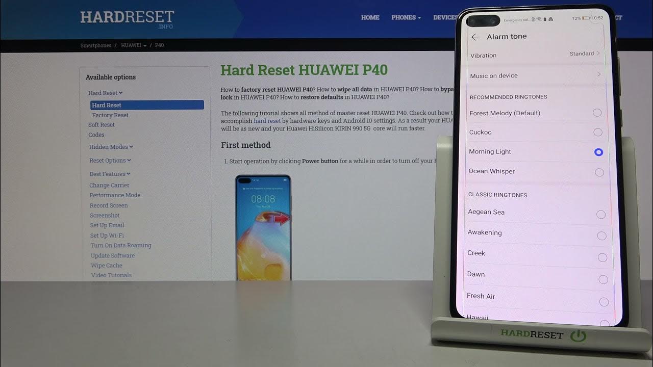 Huawei P40 Alarm Tones Listen Them All YouTube