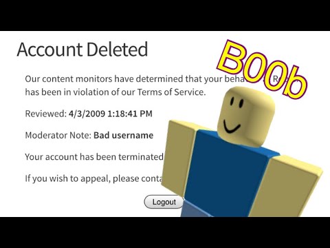 Logging To Inappropriate Username Account That Are Banned From Roblox Youtube - roblox inappropriate username