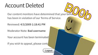 Logging To Inappropriate Username Account That Are Banned From Roblox Youtube - roblox inappropriate username