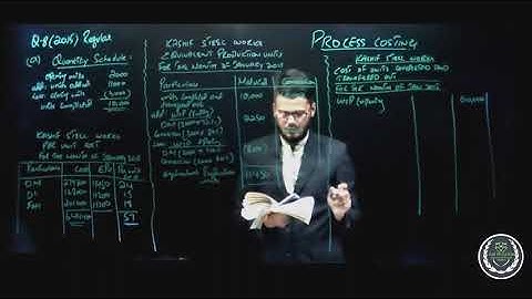 Process Costing 2015 B.com-II (Regular)