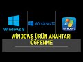 Windows rn anahtar grme  windows 7 windows 10 windows 11   programsz veya programl