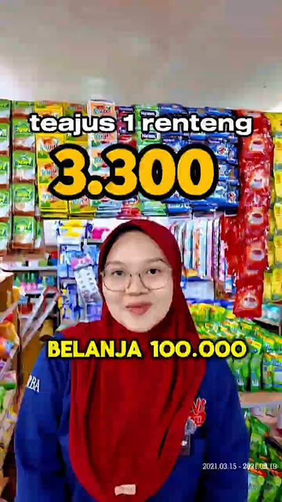 Teajus Rp 3.300💕💕💕#WSPutraToserba#BelanjaMurah#KesambenJombang#PromoToserba#FYP