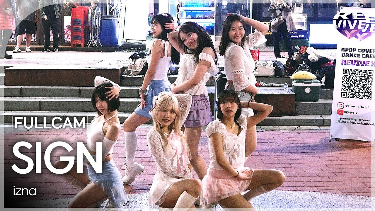 [KPOP IN PUBLIC] 250510 izna (이즈나) - SIGN l 리바이브엑스 l @홍대버스킹4존