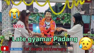 1st Death Anniversary of gyamar Padang,state whistle blower observed By family ,Pajsc& well wisher .